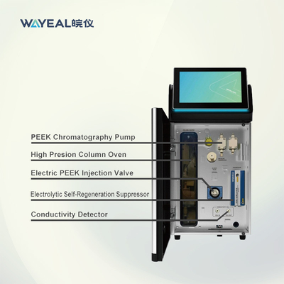 120 المواقف جهاز العينات الذاتية أداة المختبر نظام الكروماتوجرافية الأيونية Wayeal IC6200